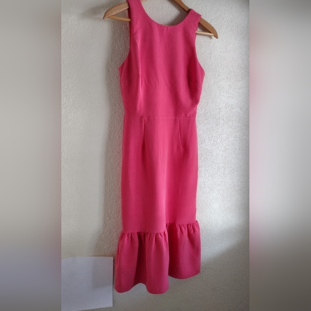 ASOS Ruffle Hem Midi Dress - Picture 4 of 8